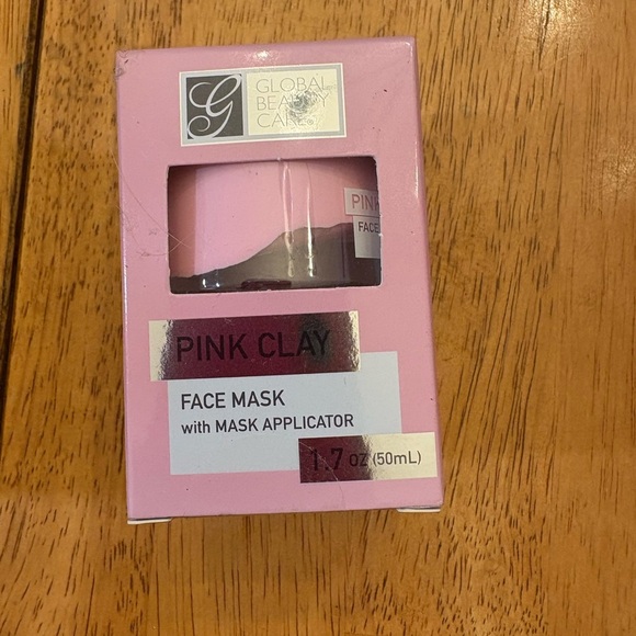 Pink Clay Face Mask with Applicator - Picture 1 of 3